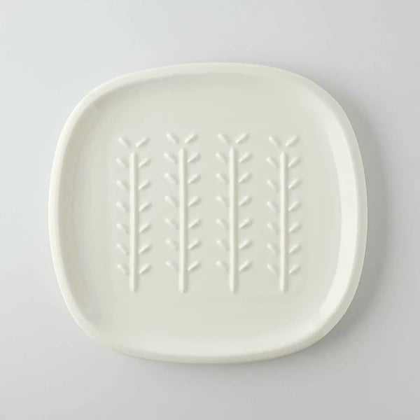 Ceramic Toast Dish | White | Miyama (Japan)