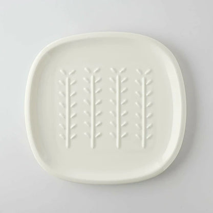 Ceramic Toast Dish | White | Miyama (Japan)