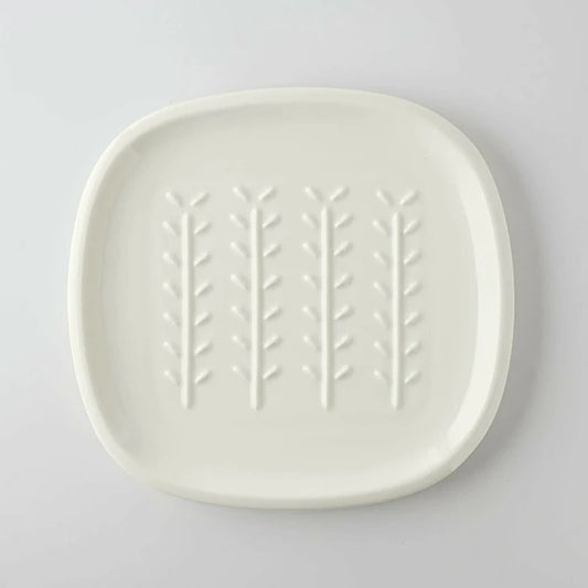 Ceramic Toast Dish | White | Miyama (Japan)