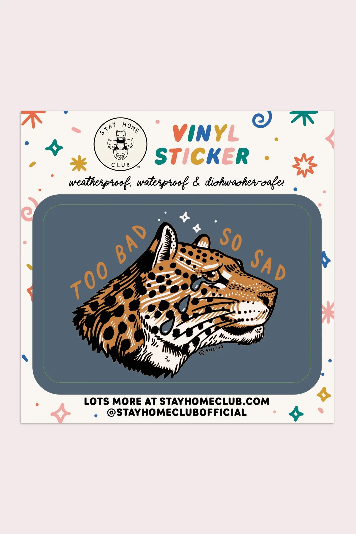 Too Bad Vinyl Sticker | Olivia Mew (CAN)