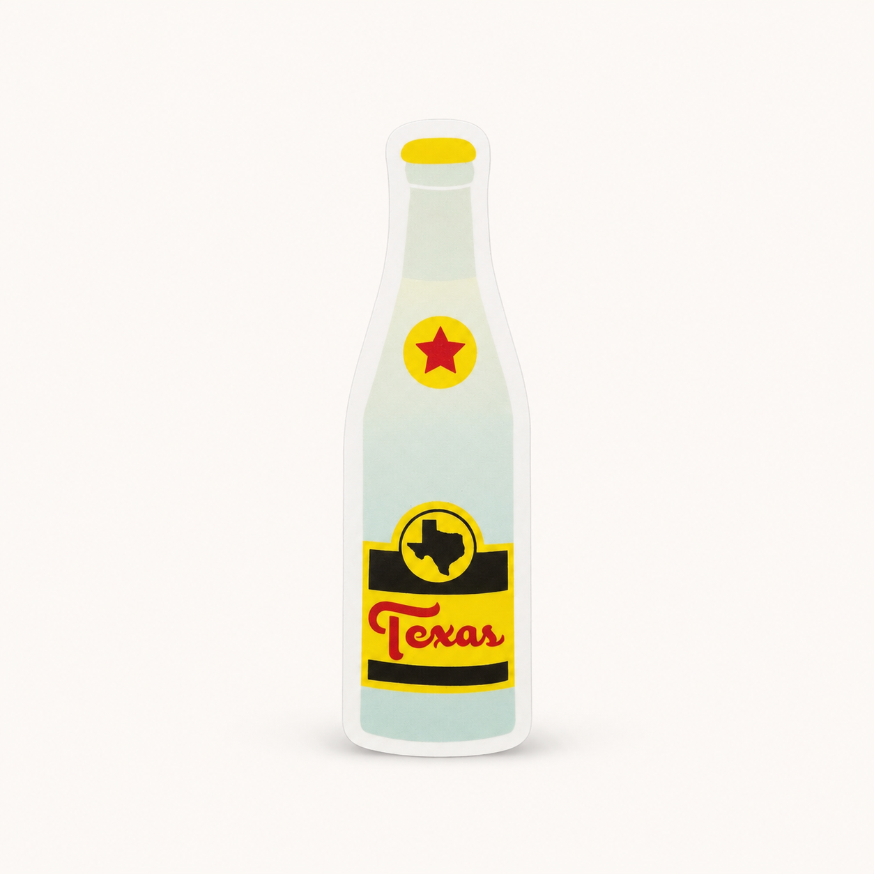 Texas Topo Vinyl Sticker | Nate Duval (MA)