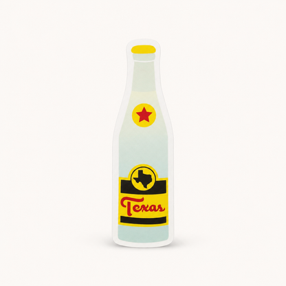 Texas Topo Vinyl Sticker | Nate Duval (MA)