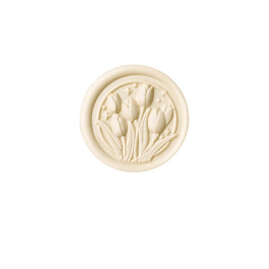Tulip Bouquet Wax Seal Stamp | WOODPEPE (Japan)