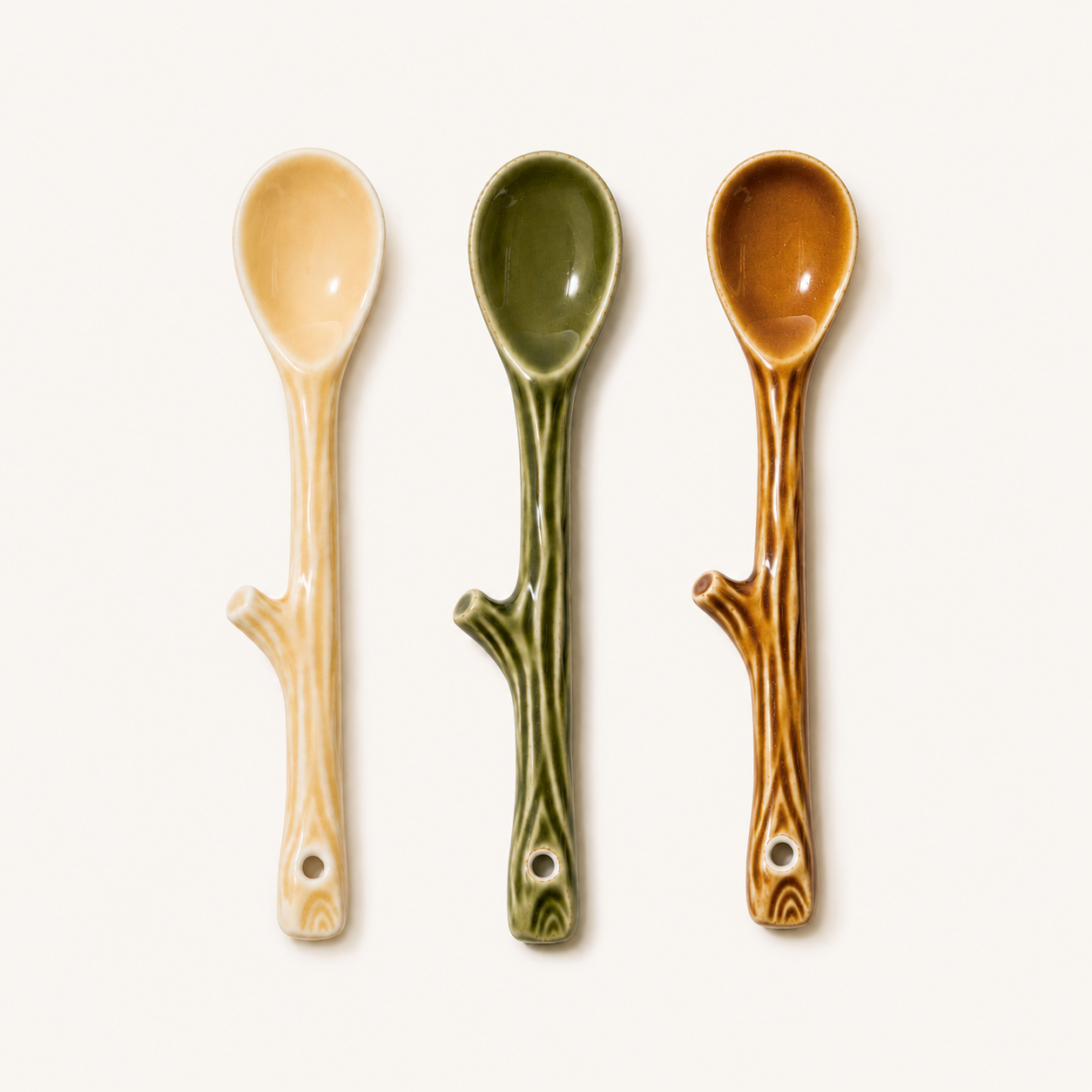 Ceramic Twig Spoon (Japan)