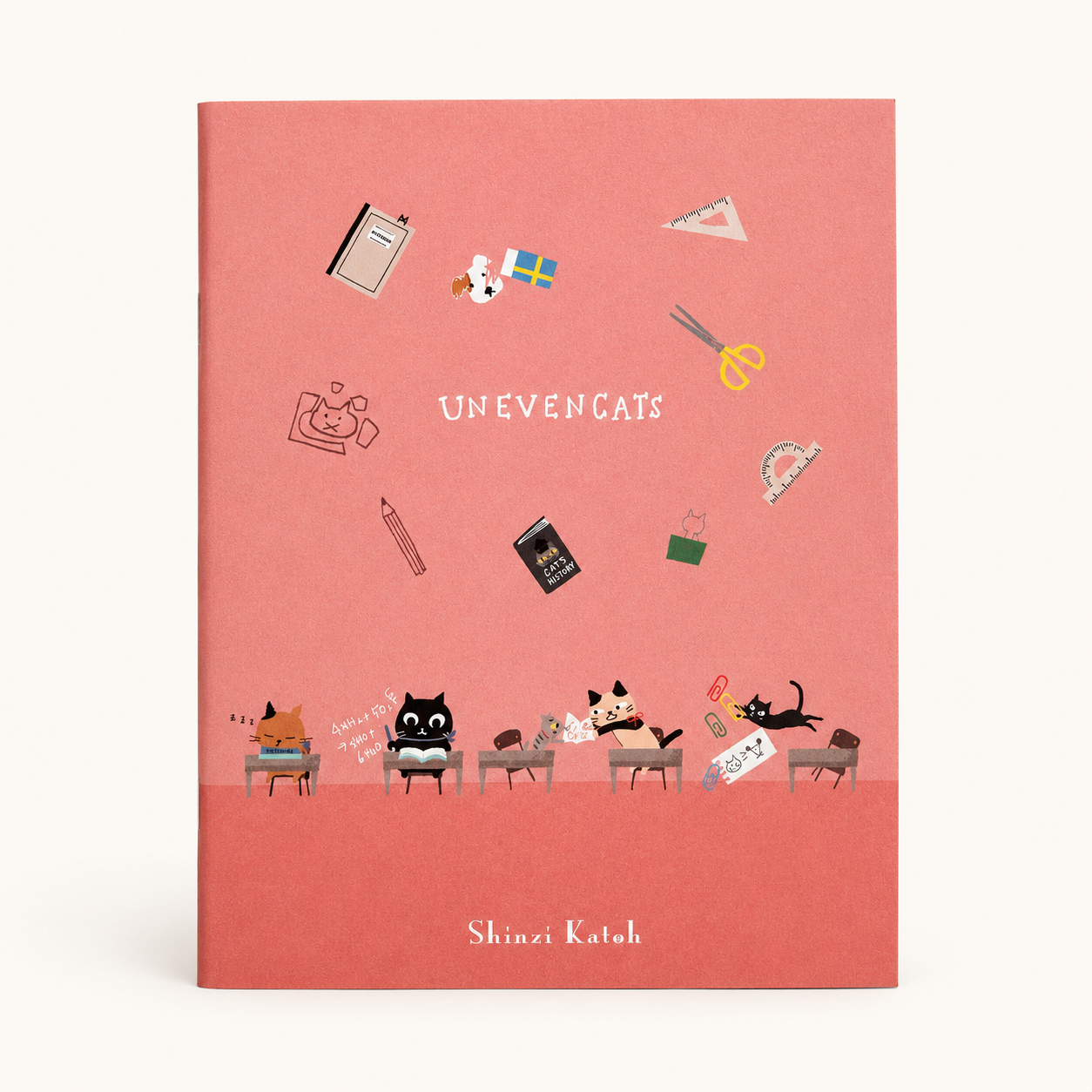 Uneven Cats A5 Notebook | Shinzi Katoh (Japan)