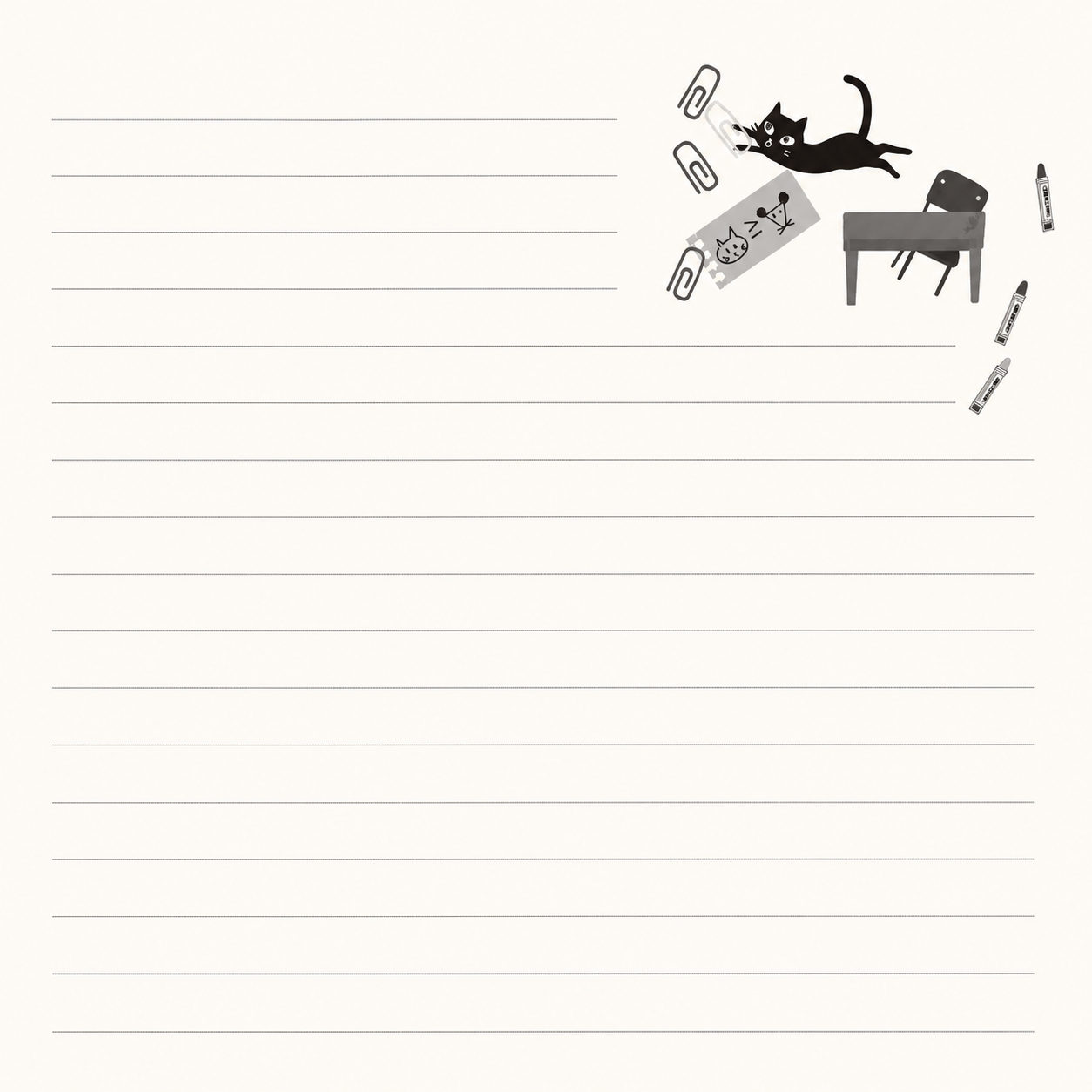Uneven Cats A5 Notebook | Shinzi Katoh (Japan)