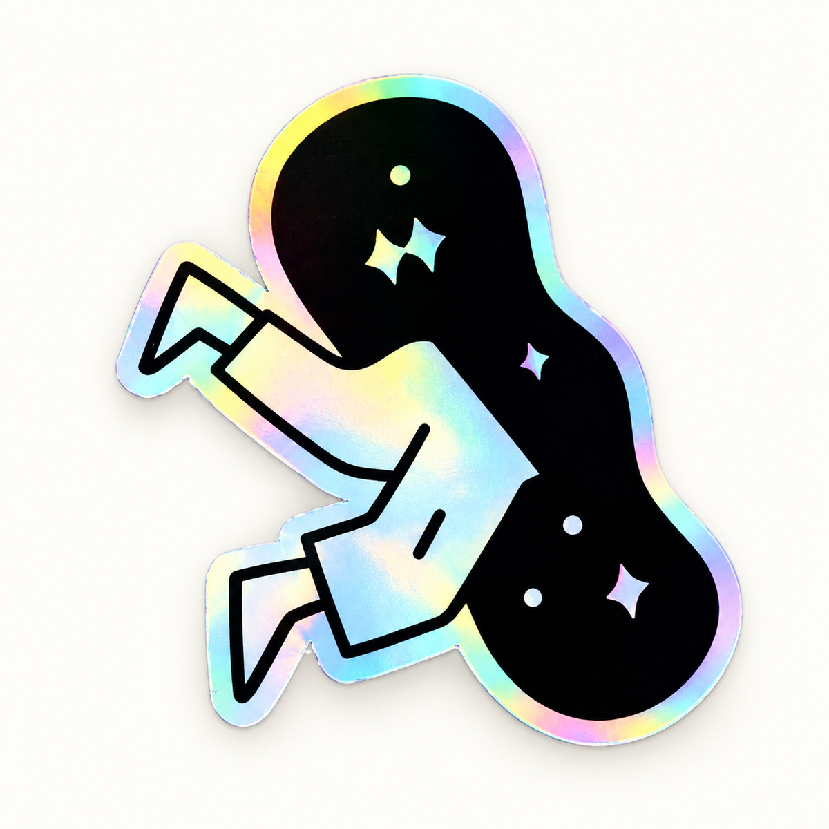 Into the Unknown Holographic Sticker | Pencil and Post (WA)