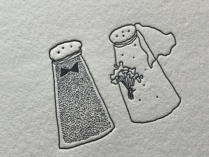 Salt and Pepper Letterpress Print | Liana Finck (NY)