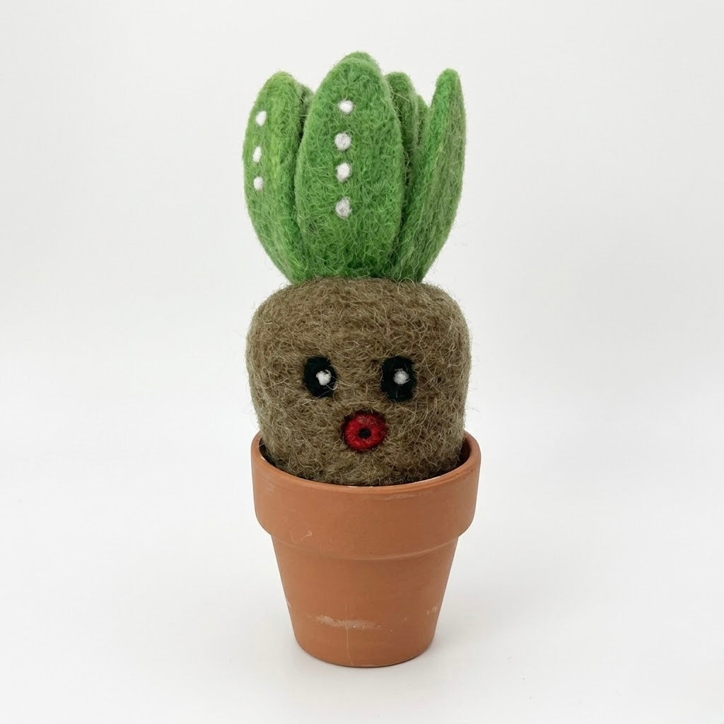 Handmade Wool Needle Felted Sprout Plant | Woolbuddy (CA)