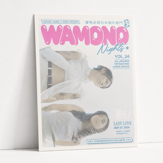 Wamono Nights Vol. 24  Risograph Print | Lucy Gan (TX)