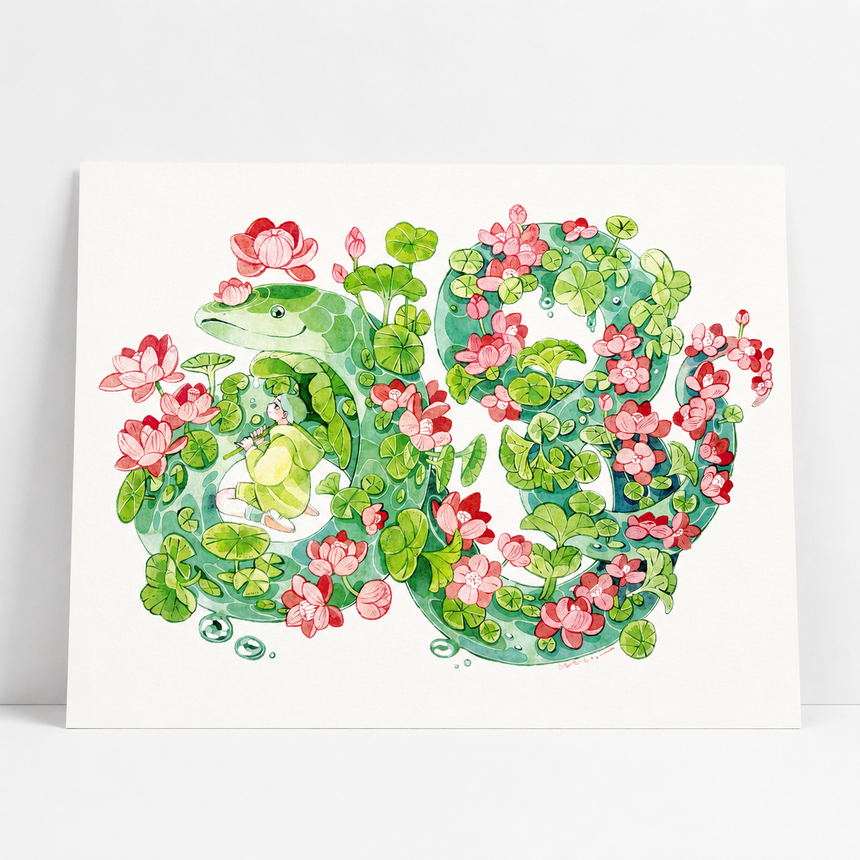 Water Snake Art Print | Koyamori (CAN)