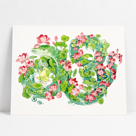 Water Snake Art Print | Koyamori (CAN)