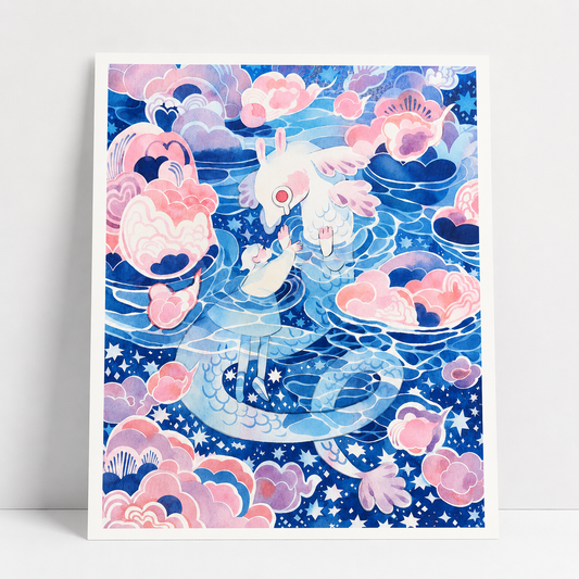 Water World Art Print | Koyamori (CAN)