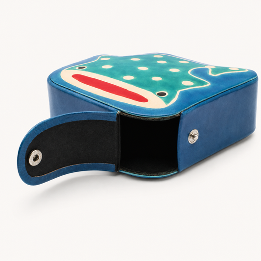 Leather Whale Shark Coin Bank (Japan)