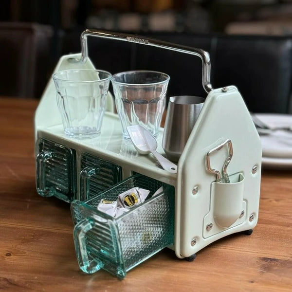 Desk Accessory Organizer Caddy | Ivory| Dulton (Japan)