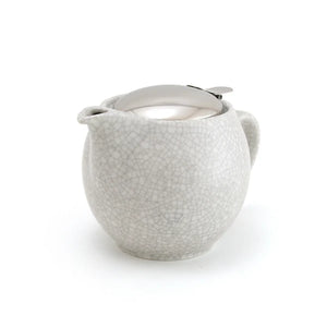 Round Teapot for 3 | Crackle White | Zero (Japan)
