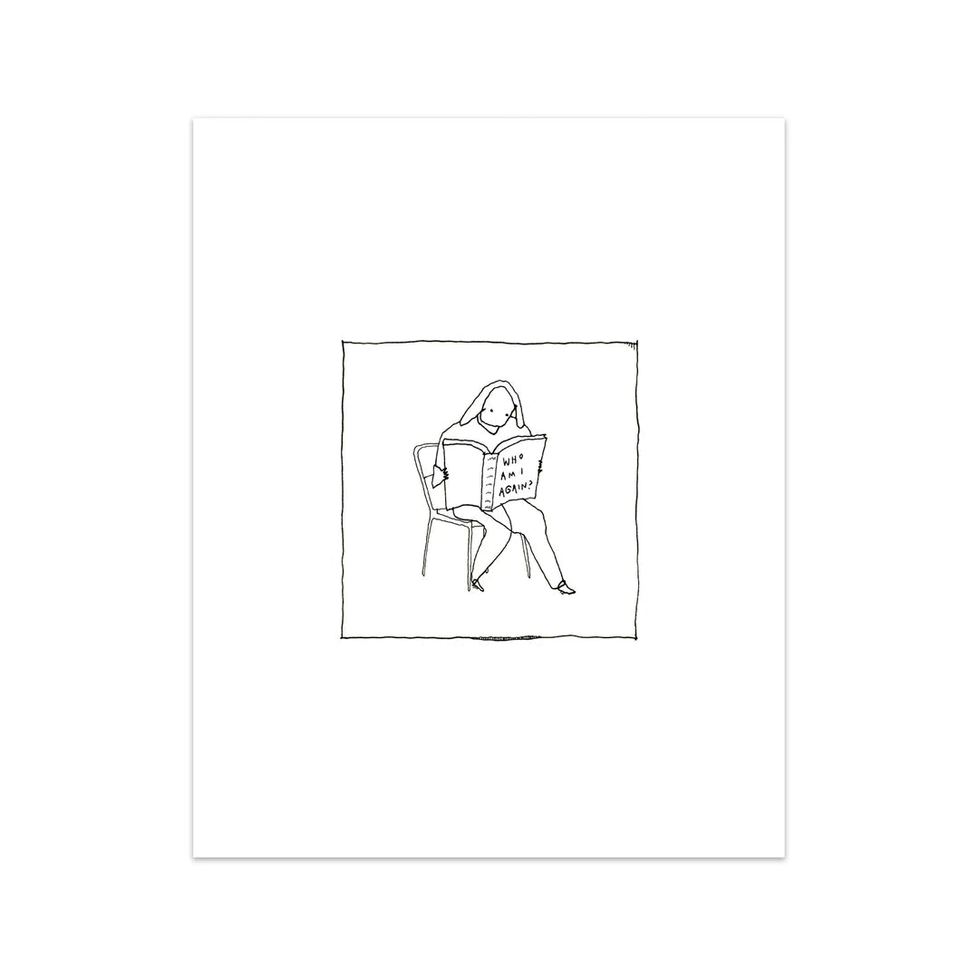 Who Am I Again? Letterpress Print | Liana Finck (NY)