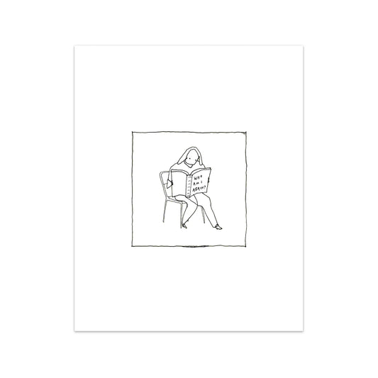 Who Am I Again? Letterpress Print | Liana Finck (NY)