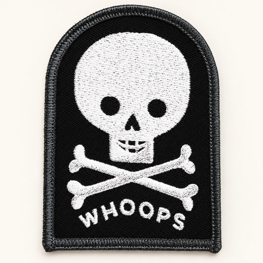 Whoops Embroidered Patch | The Little Friends of Printmaking (CA)