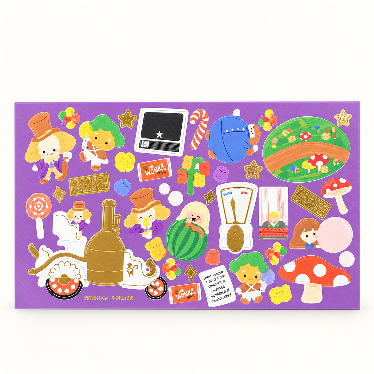 Wonka Sticker Sheet | Veronica Porlier (TX)