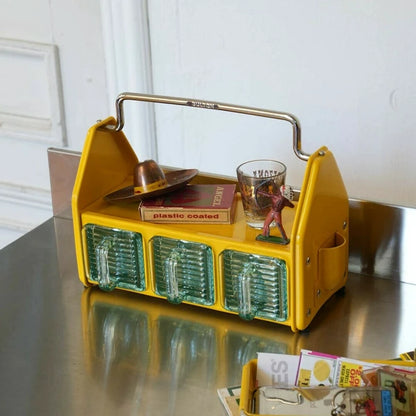 Desk Accessory Organizer Caddy | Mustard| Dulton (Japan)