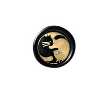 Load image into Gallery viewer, Yin/Yang Cats Wax Seal Stamp | WOODPEPE (Japan)
