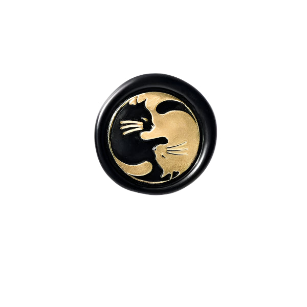 Yin/Yang Cats Wax Seal Stamp | WOODPEPE (Japan)