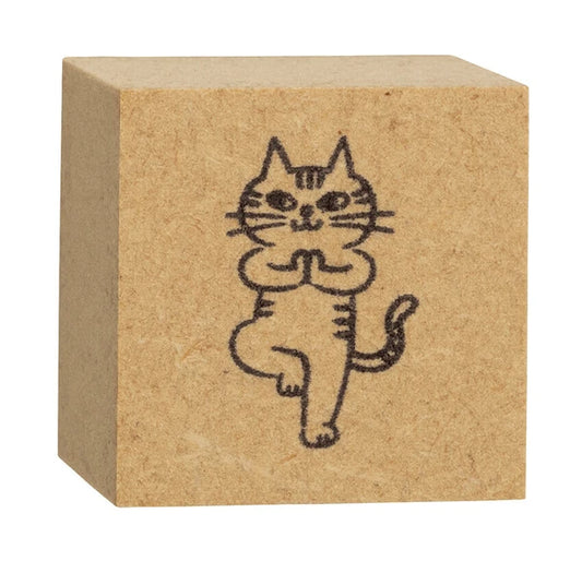 Yoga Cat Stamp | Decole (Japan)