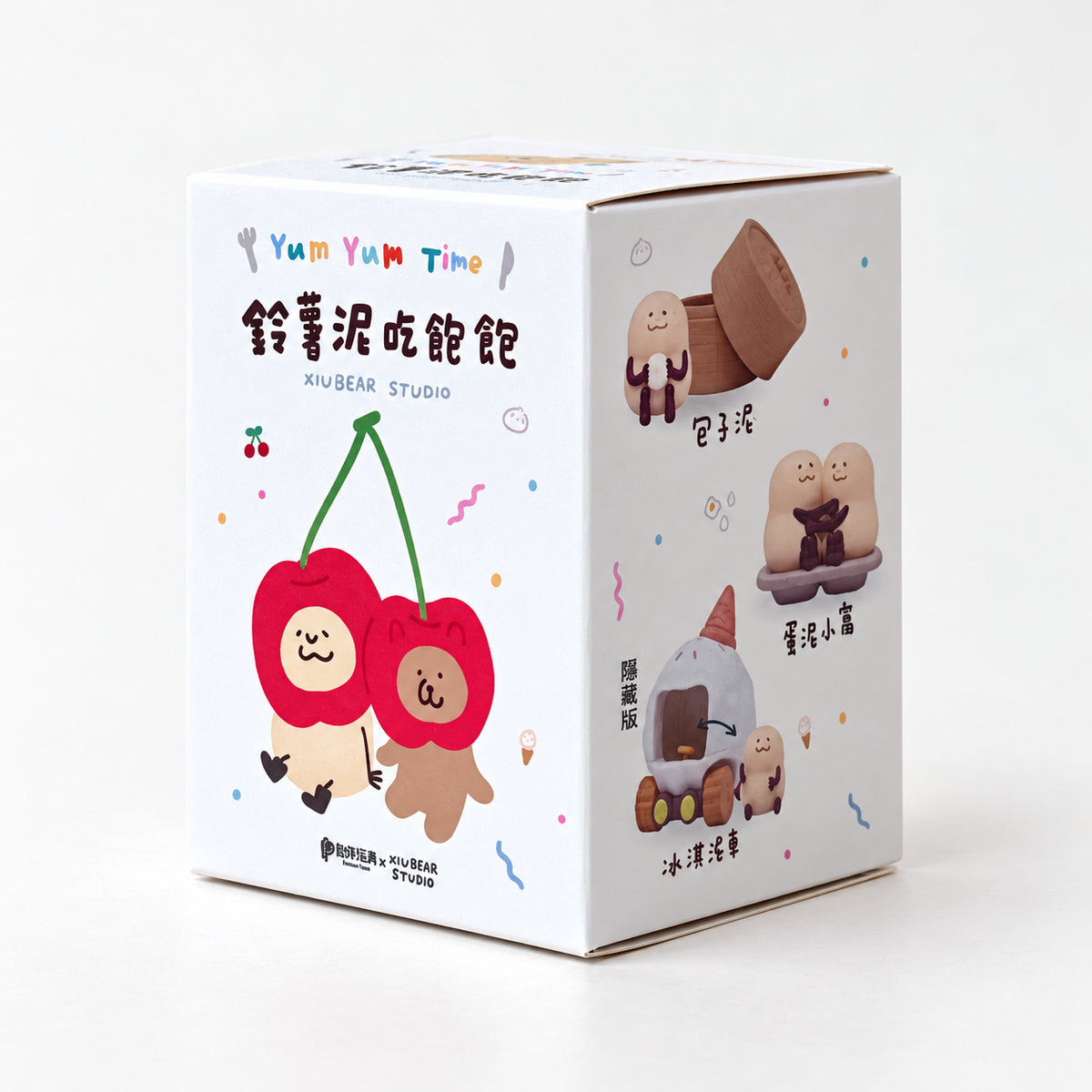 Yum Yum Time blind box by Partner Toys x Xiu Bear Studio – box and food figures