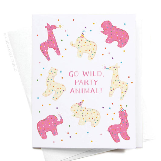 Go Wild Party Animal Frosted Cookies | Onderkast Studio (TX)