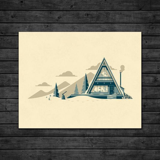 Cabin Series Screenprint | Cascade | DKNG Studios (CA)