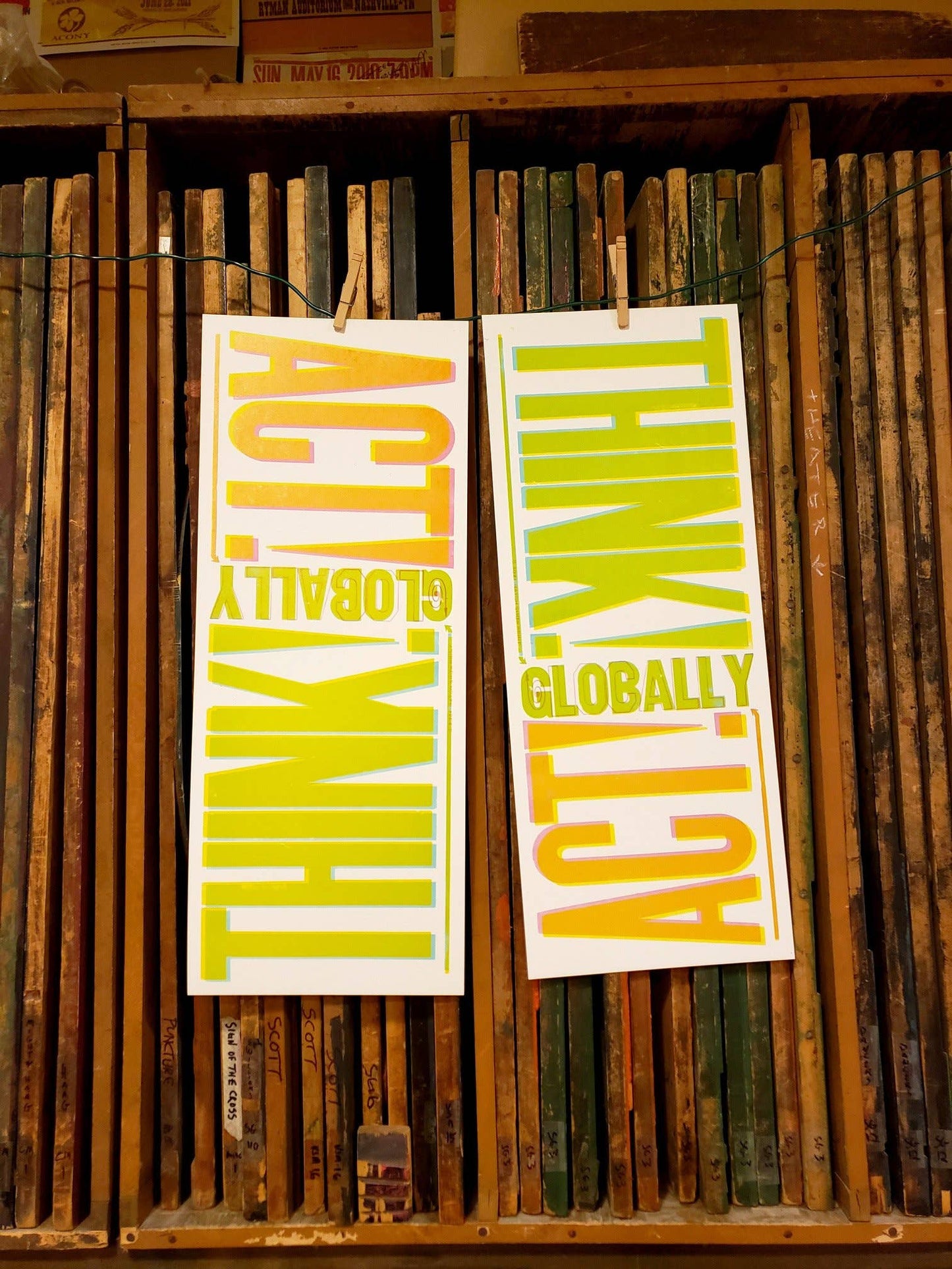 Think Globally | Hatch Show Print (TN)