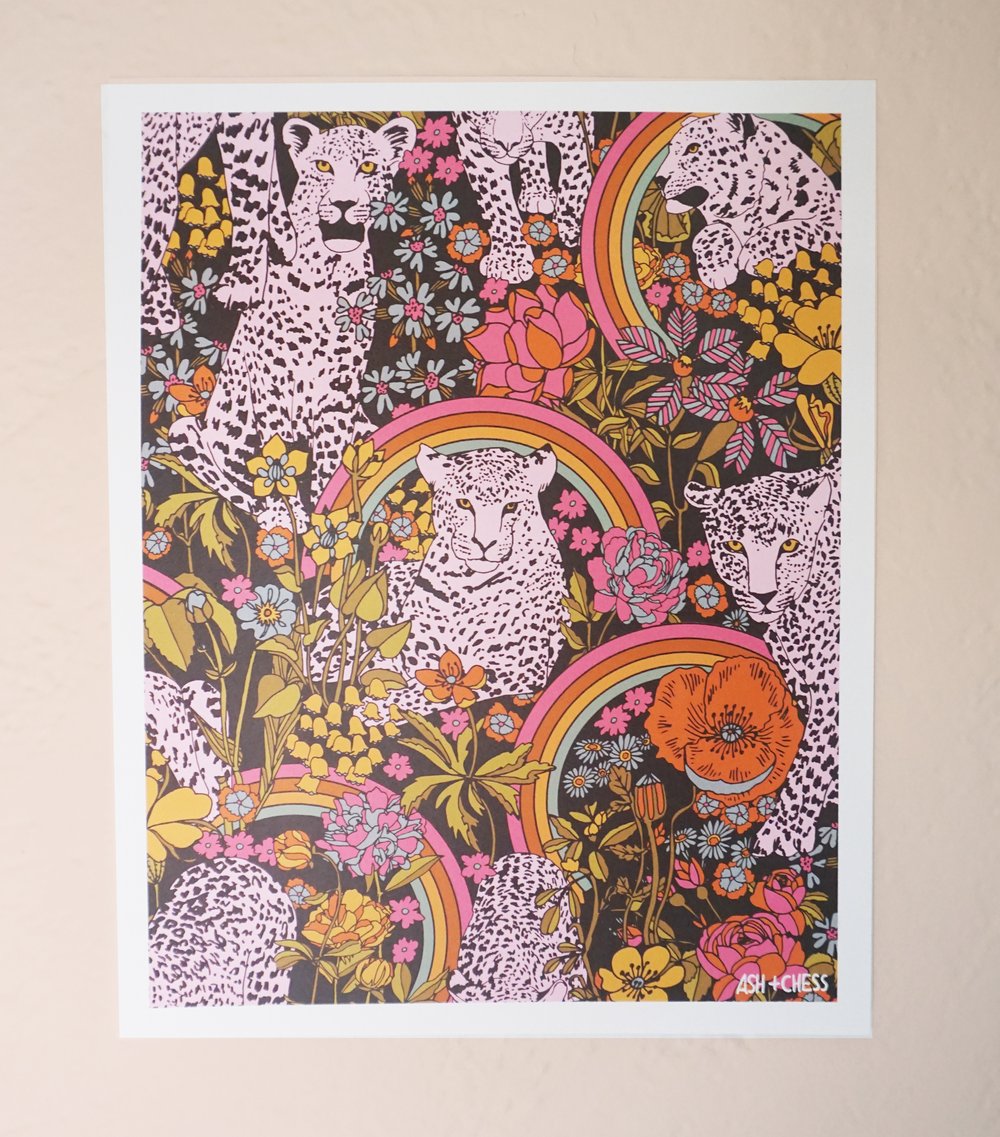 Leopard Garden Mellow | Ash + Chess (VA)