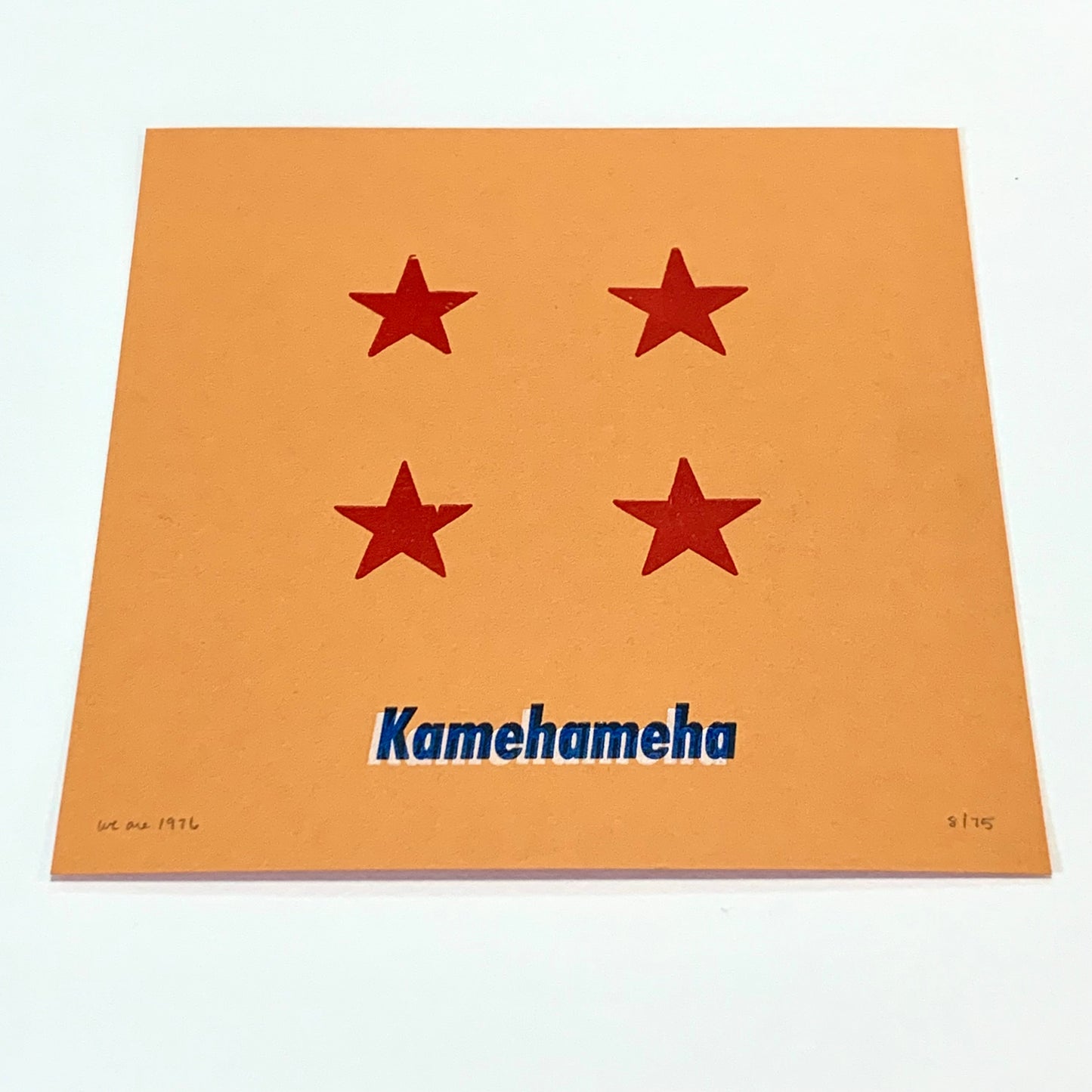 Kamehameha Letterpress Print | We Are 1976 (TX)