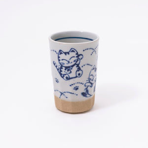 Ceramic Fortune Cat Cup