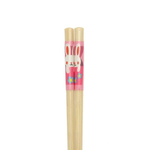 Bamboo Pink Bunny Chopsticks