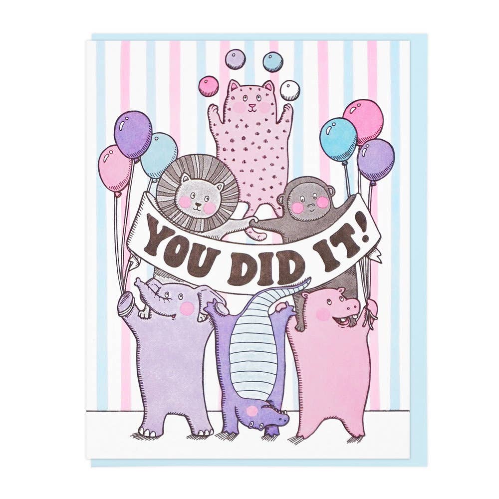 You Did It Party Animals | Lucky Horse Press (NJ)