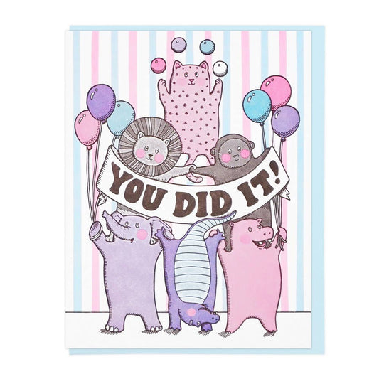 You Did It Party Animals | Lucky Horse Press (NJ)