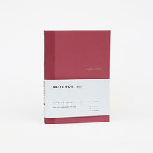 Load image into Gallery viewer, NOTE FOR  Basic A6 Notebook (Japan) | Red
