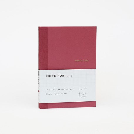 NOTE FOR  Basic A6 Notebook (Japan) | Red