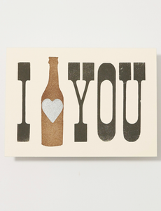 Bottle Love Card