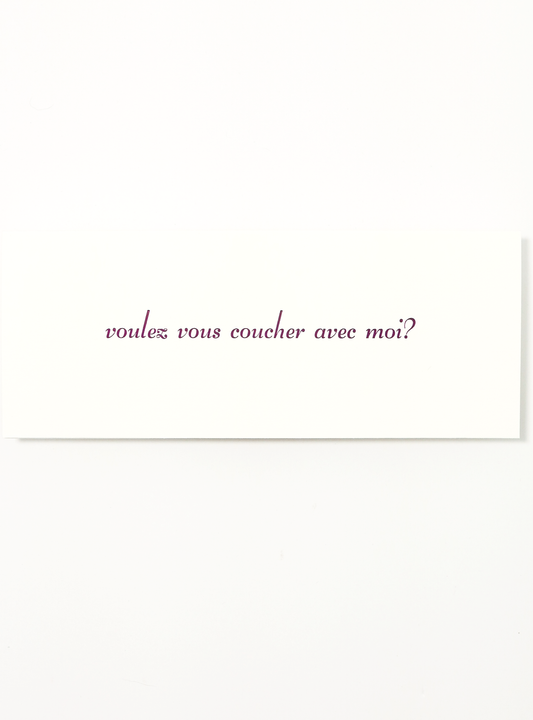 Voulez Vous Card