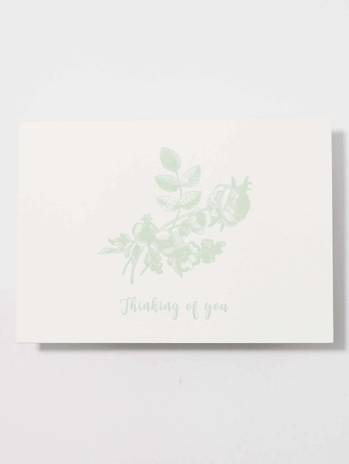 Thinking of You Letterpress Card