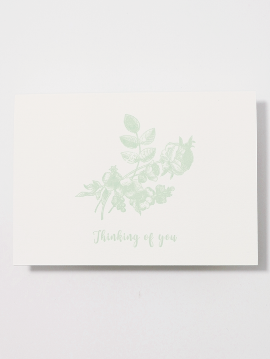 Thinking of You Letterpress Card