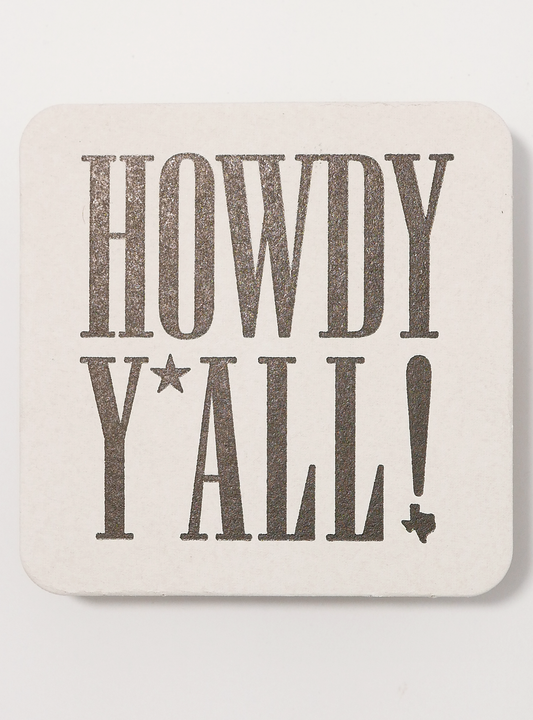 Howdy Y'all Coaster