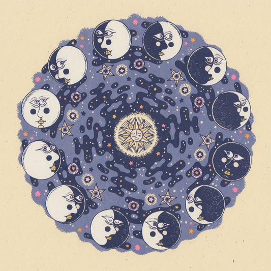 Moon Phases Screen Print | Daria Tessler (OR)