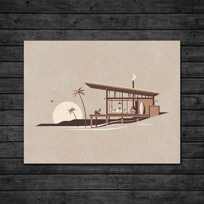 Cabin Series Screenprint | La Jolla | DKNG Studios (CA)