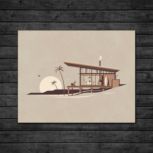 Cabin Series Screenprint | La Jolla | DKNG Studios (CA)