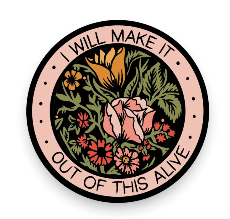 Alive Vinyl Sticker | Olivia Mew