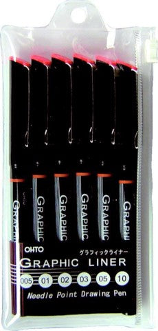 Graphic Liner Needle Point Drawing Pen | OHTO (Japan)